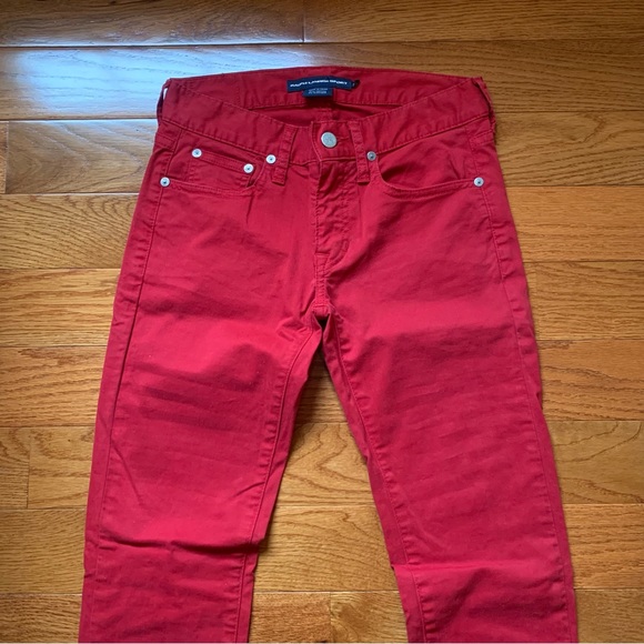 Polo Ralph Lauren Red Skinny Jeans - Picture 10 of 10